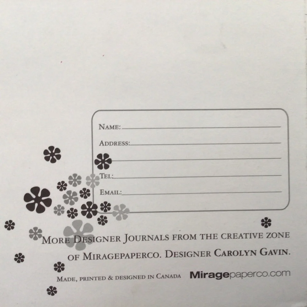 MIRAGE PAPER COMPANY DAISY JOURNAL. NWT.